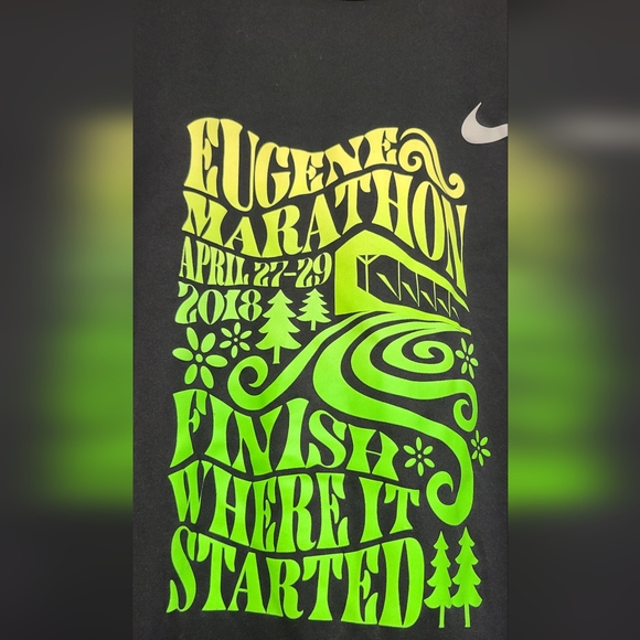 Nike running Dri fit Eugene Oregon running shirt - Picture 3 of 7